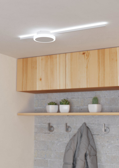 Applique bacchetta led 11w 3000k bianca moderna