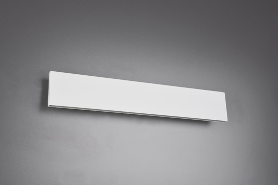 Applique led rettangolare bianca 18w 3000k design moderna