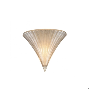 Santa ap1 small applique classica di vetro decorato oro ideal lux