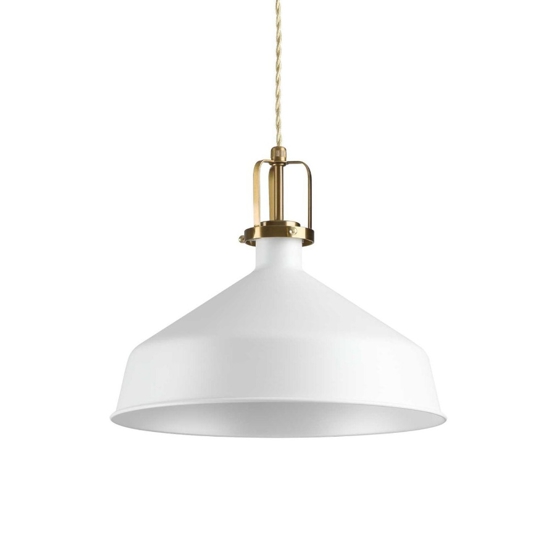 Ideal lux eris-2 sp1 lampada a sospensione per isola cucina bianco cavo regolabile industrial