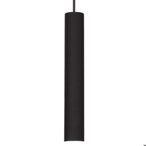 Ideal lux tube sp d4 lampada a sospensione per isola cucina nera led 3000k