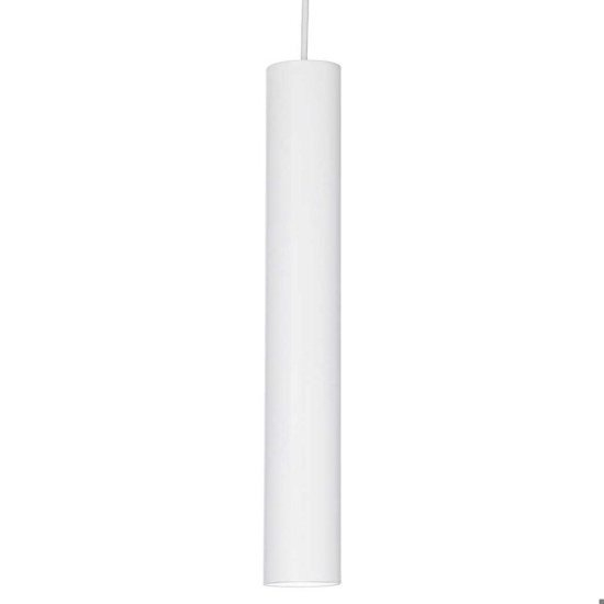 Ideal lux tube sp d6 lampada a sospensione cilindro bianco led 11w 3000k