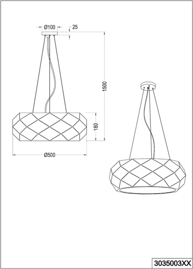 Lampadario a sospensione bianco design per cucina