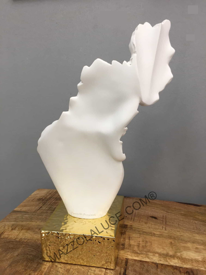 Bongelli preziosi scultura h39 famiglia moderna base oro