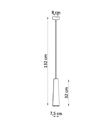 Lampada a sospensione di gesso bianco per cucina