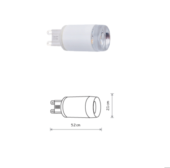 Lampada per camera da letto cilindro bianco per comodino