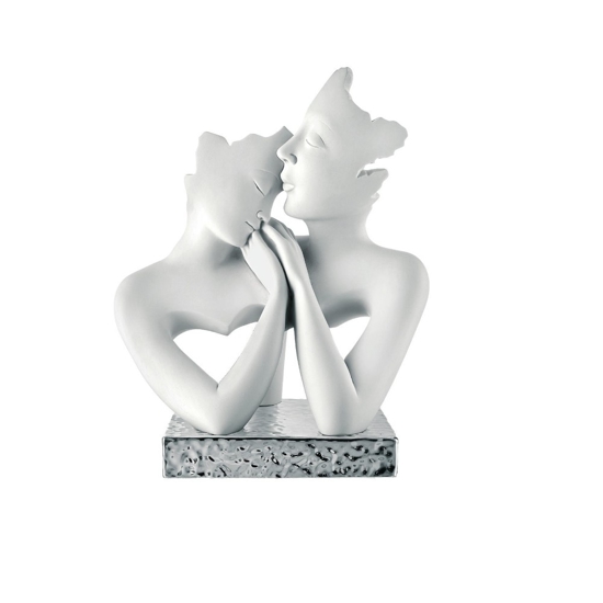 Memori scultura stilizzata famiglia h27 base argento bongelli preziosi