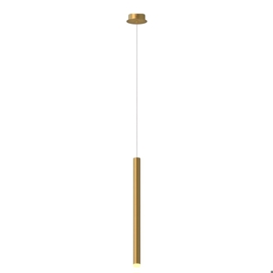 Lampada a sospensione cilindro oro lampada led 6w 3000k