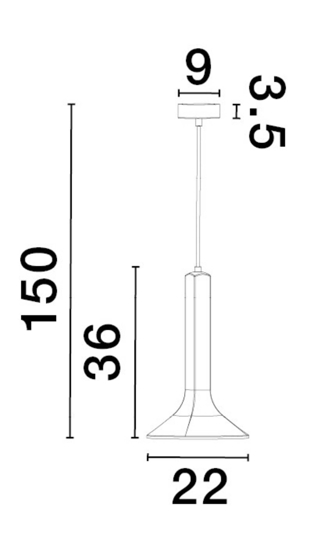 Lampada a sospensione pendente di cemento girigio design