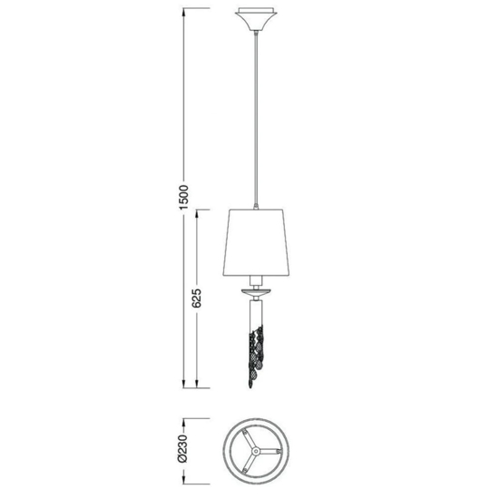 Lampada a sospensione pendente per comodino per camera da letto