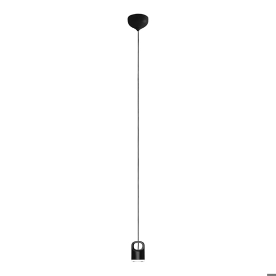 Lampade a sospensione singola design led 5w 3000k nero vivida bag