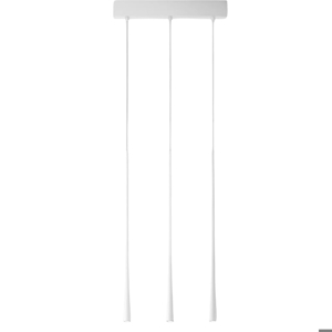 Lampadario per cucina a sospensione gea luce dafne moderna bianca led 16w 3000k