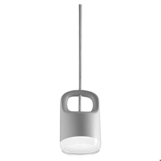 Vivida bag lampada a sospensione bianco singola led 5w 3000k