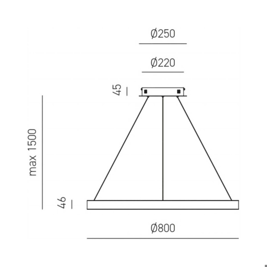 Lampadario a sospensione criseide sg bianco gea luce led 80w 3000k