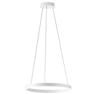 Gea luce criseide s-p bianco led 60w 3000k lampadario a sospensione