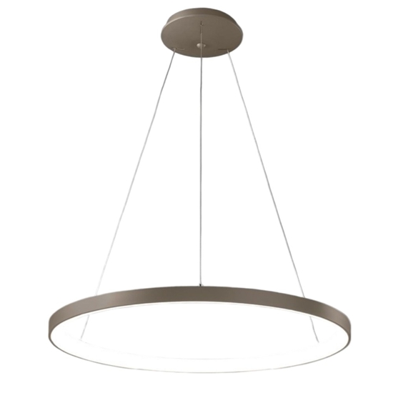 Vivida lifering lampadario a sospensione sabbia rotondo led 80w 3000k 4000k dimmerabile