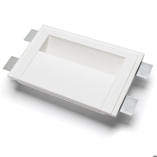 Applique da incasso parete in gesso cristaly led 21,5w 3000k