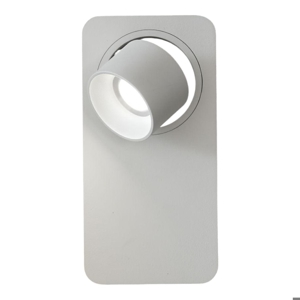 Applique linea light beebo bianco da comodino luce orientabile