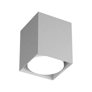 Faretto led cubo da soffitto grigio toplight