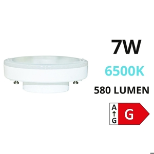 Life lampadina led gx53 7w 6500k 580lm lumen ottica 120&deg;