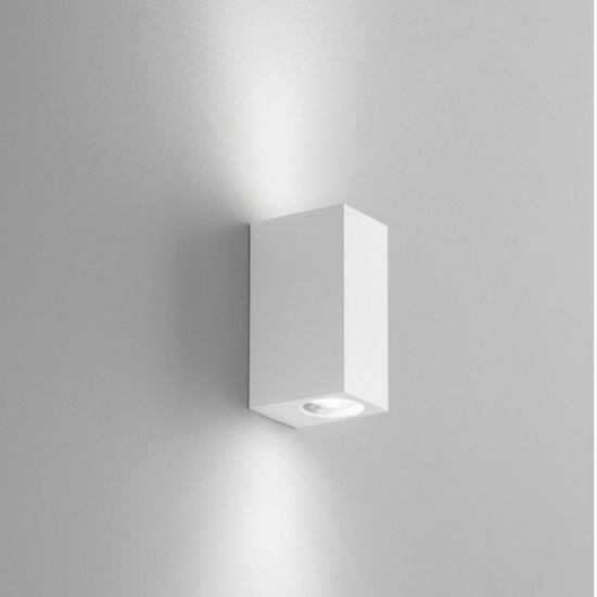 Isyluce applique per esterno moderno bianco squadrata