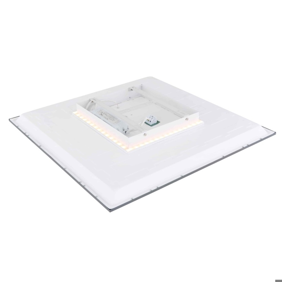 Plafoniera led 36w 3000k 60x60 quadrata antracite