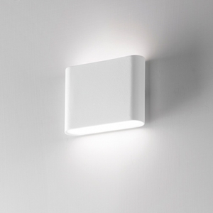 Applique da esterno bianco led 6w 4000k design moderna fp