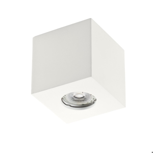 Isyluce faretto da soffitto cubo di gesso bianco