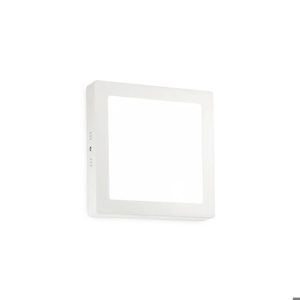 Plafoniera led 18w 3000k quadrata universal pl d22 square ideal lux