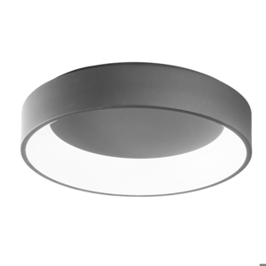 Plafoniera led 35w 60cm grigio 3200k affralux band diodi