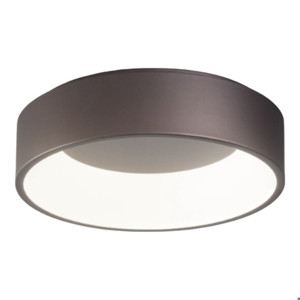 Affralux band diodi plafoniera cerchio led 25w 3200k caffe marrone