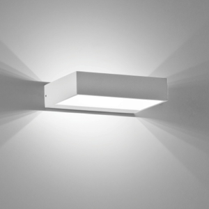 Isyluce applique a led 6w 3000k design moderno bianco da interno