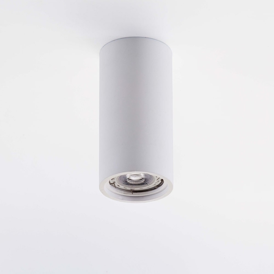 Isyluce plafone da soffitto cilindro gesso bianco