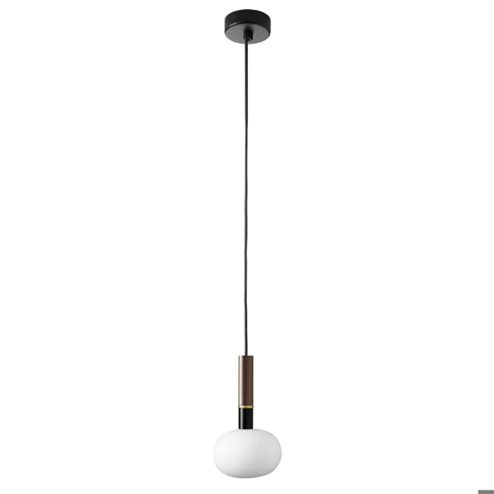 Miloox mose lampadario a sospensione bronzo vetro bianco da comodino