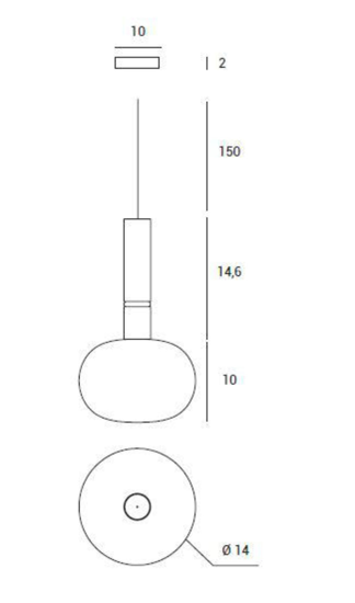 Miloox mose lampadario a sospensione bronzo vetro bianco da comodino