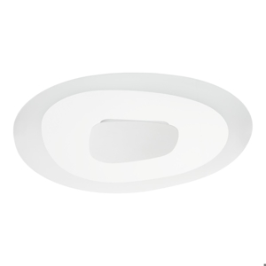 Linea light antigua plafoniera led 56w 3000k design moderna vetro