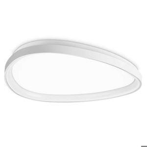 Gemini pl d061 plafoniera led 29w 3000k ideal lux ovale bianca