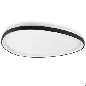 Ideal lux gemini pl d081 plafoniera moderna led nera led 41w 3000k