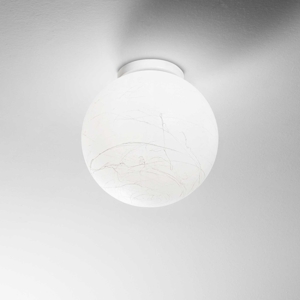 Carta pl1 d30 ideal lux plafoniera moderna sfera effetto carta 30cm