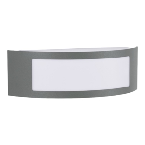 Applique da esterno curva grigio antracite