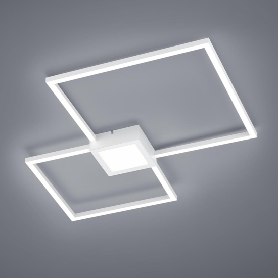 Plafoniera bianca led 28w 4000k moderna dimmerabile