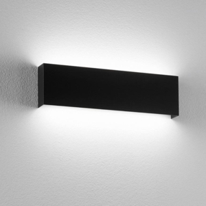 Isyluce applique nero led 18w 3000k moderna rettangolare