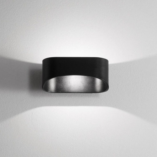 Isyluce applique moderna nero led 10w 4000k