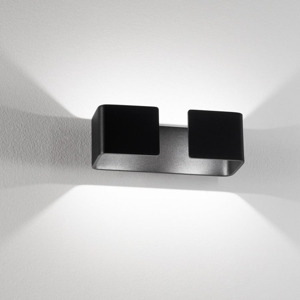 Isyluce applique led 10w 3000k nero design moderna