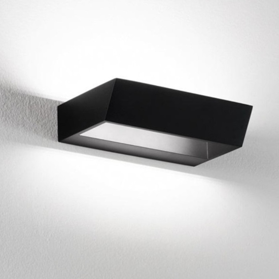 Isyluce applique led 18w 3000k nero design moderna per interni