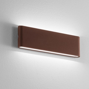 Isyluce applique da esterno moderna marrone corten 30w 4000k