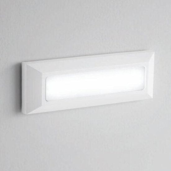 Isyluce segnapasso per esterno led 4w 4000k cover bianco antracite