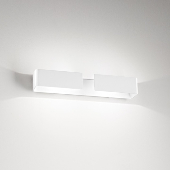 Isyluce applique bianca moderna led 40w 3000k design