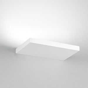 Applique moderna isyluce plate bianco led 12w 3000k 4000k