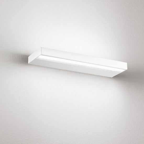 Applique bianca isyluce plate duplex moderna led 40w 3000k 4000k